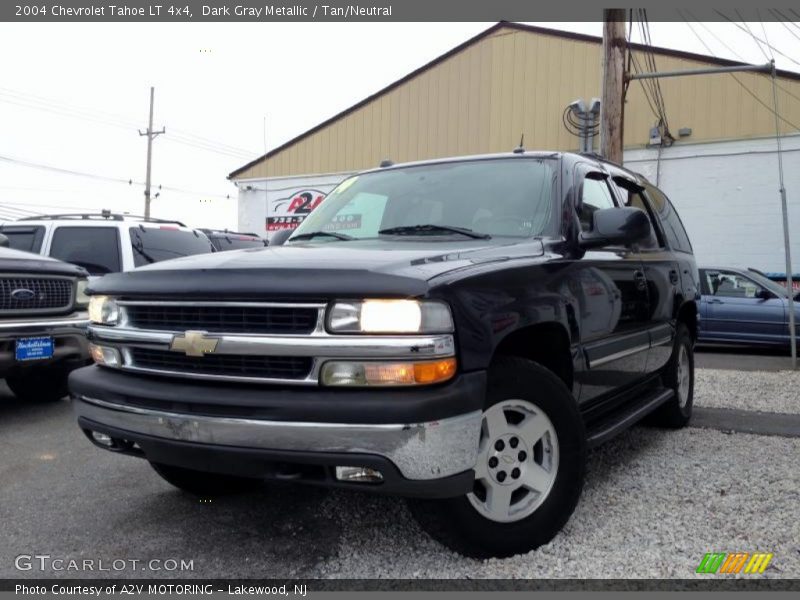 Dark Gray Metallic / Tan/Neutral 2004 Chevrolet Tahoe LT 4x4