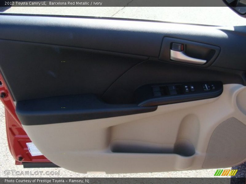 Barcelona Red Metallic / Ivory 2012 Toyota Camry LE