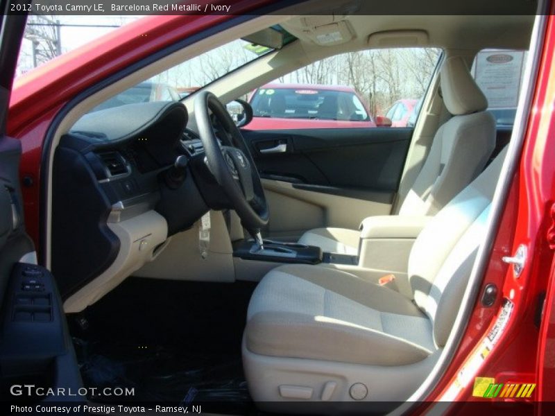 Barcelona Red Metallic / Ivory 2012 Toyota Camry LE