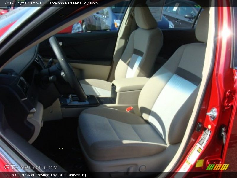 Barcelona Red Metallic / Ivory 2012 Toyota Camry LE