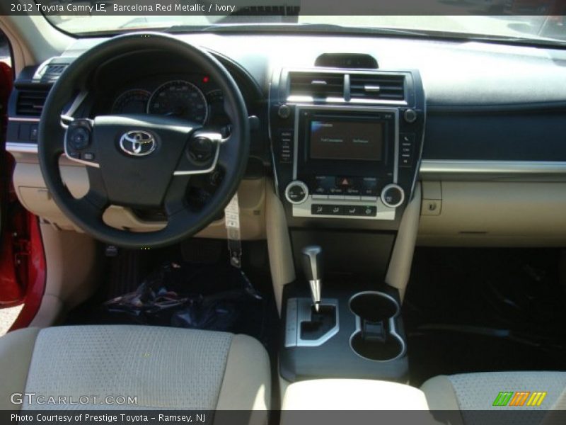 Barcelona Red Metallic / Ivory 2012 Toyota Camry LE