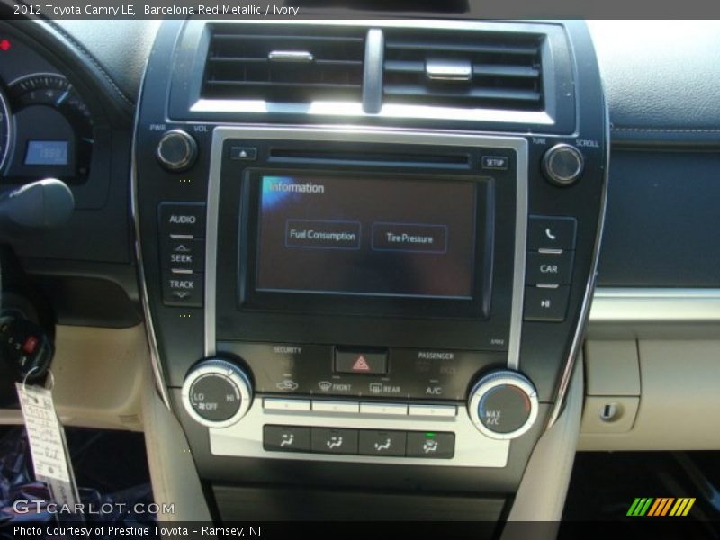 Barcelona Red Metallic / Ivory 2012 Toyota Camry LE