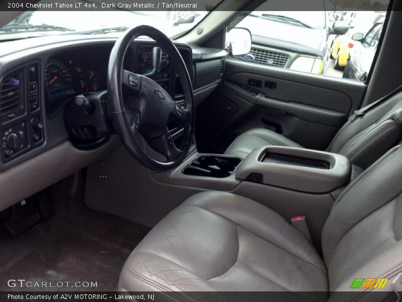 Dark Gray Metallic / Tan/Neutral 2004 Chevrolet Tahoe LT 4x4