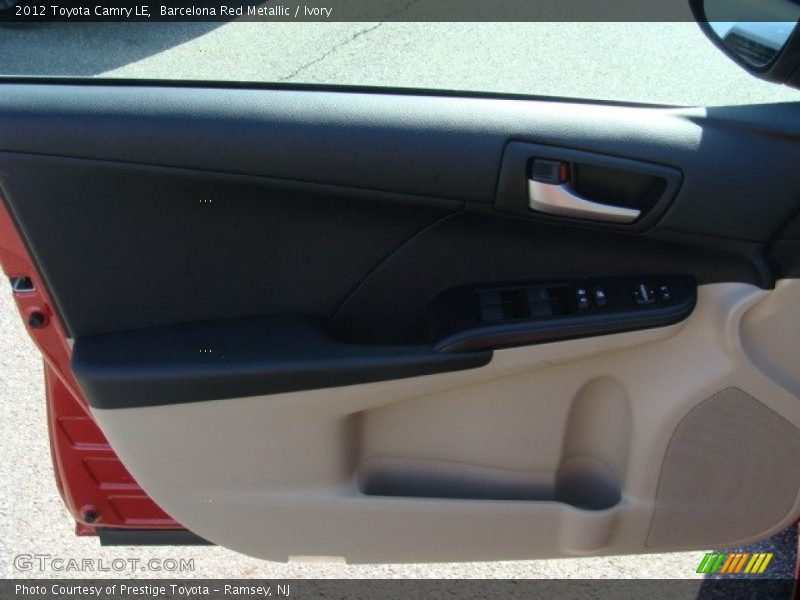 Barcelona Red Metallic / Ivory 2012 Toyota Camry LE