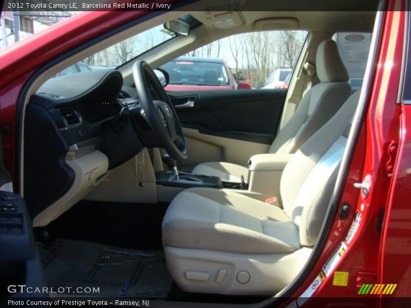 Barcelona Red Metallic / Ivory 2012 Toyota Camry LE
