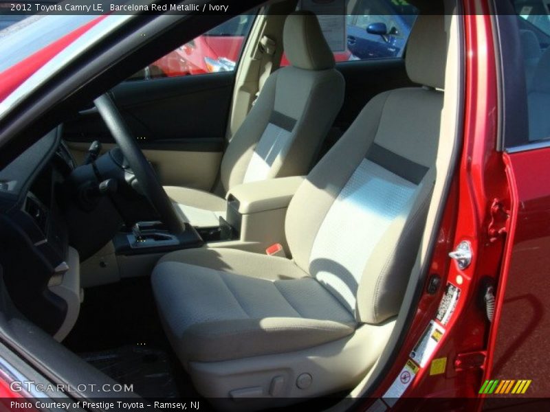 Barcelona Red Metallic / Ivory 2012 Toyota Camry LE