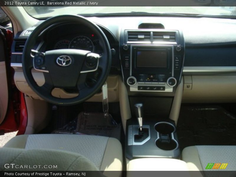 Barcelona Red Metallic / Ivory 2012 Toyota Camry LE