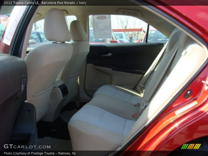 Barcelona Red Metallic / Ivory 2012 Toyota Camry LE