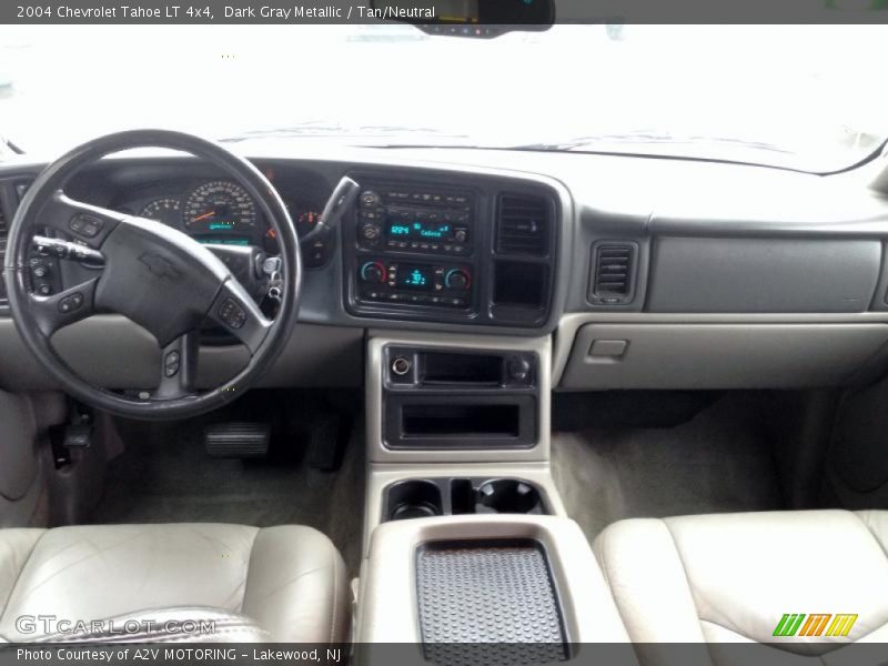 Dark Gray Metallic / Tan/Neutral 2004 Chevrolet Tahoe LT 4x4