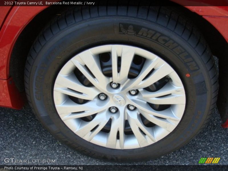 Barcelona Red Metallic / Ivory 2012 Toyota Camry LE