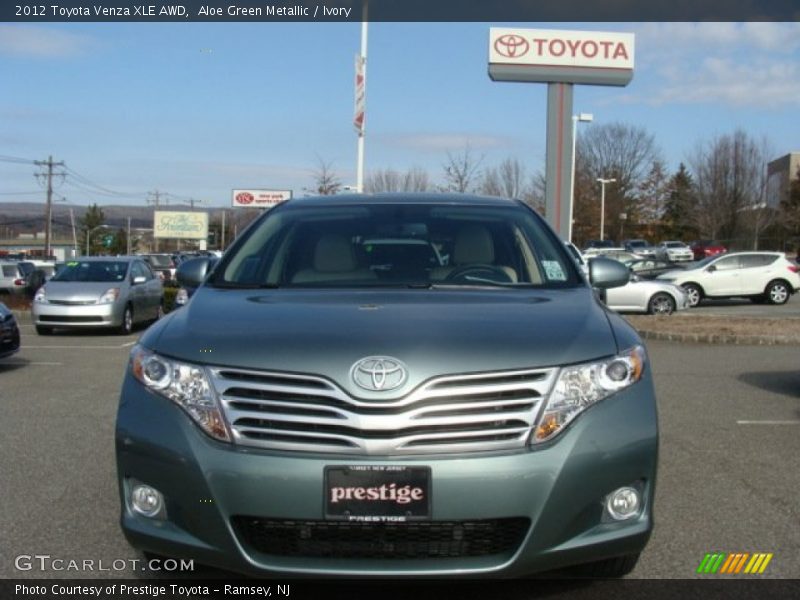 Aloe Green Metallic / Ivory 2012 Toyota Venza XLE AWD