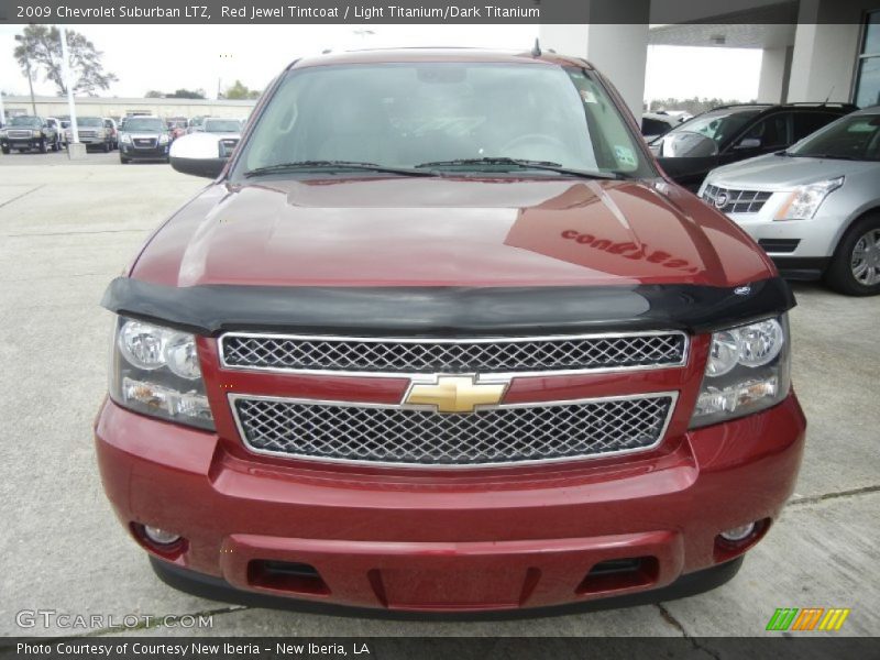 Red Jewel Tintcoat / Light Titanium/Dark Titanium 2009 Chevrolet Suburban LTZ