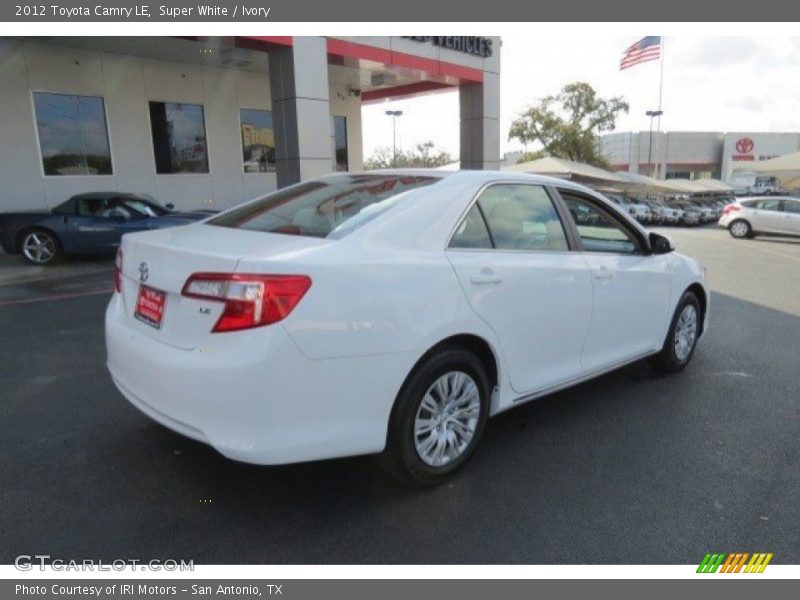 Super White / Ivory 2012 Toyota Camry LE