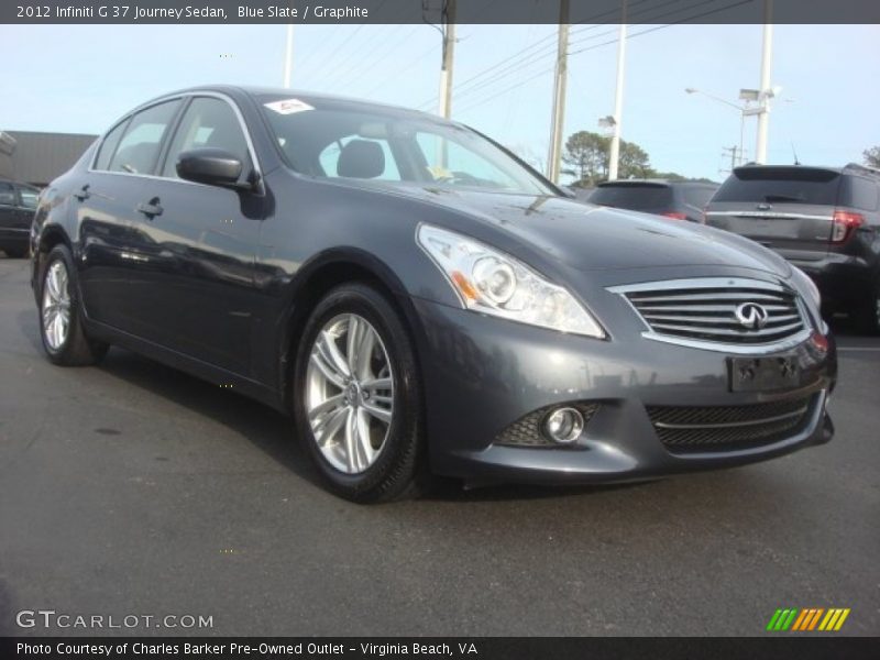 Blue Slate / Graphite 2012 Infiniti G 37 Journey Sedan