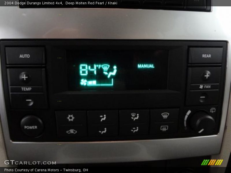 Deep Molten Red Pearl / Khaki 2004 Dodge Durango Limited 4x4