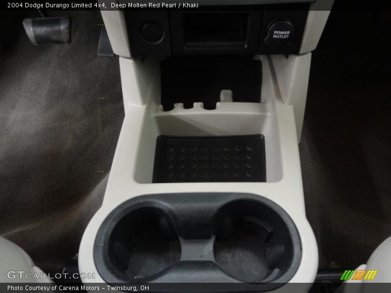 Deep Molten Red Pearl / Khaki 2004 Dodge Durango Limited 4x4
