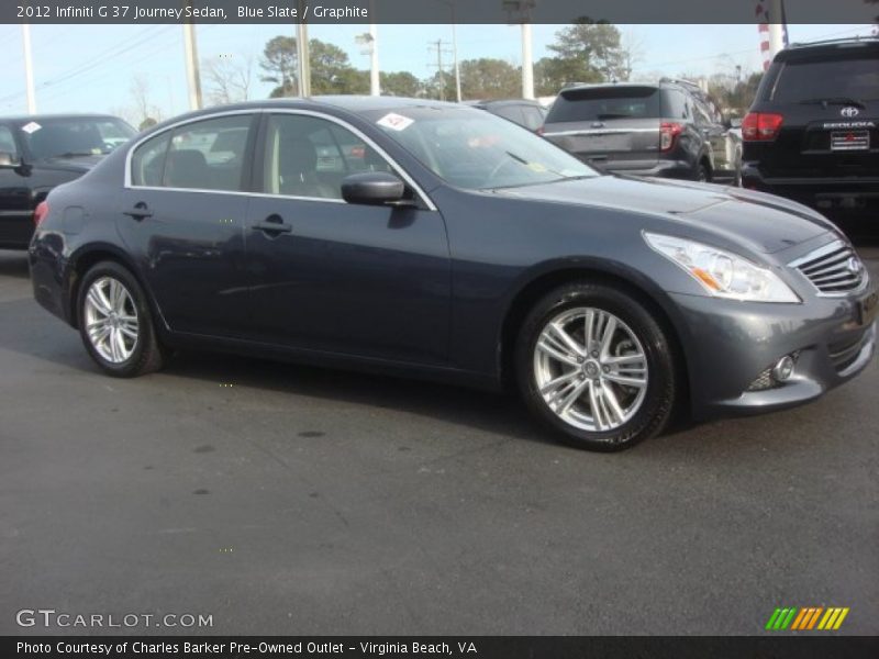 Blue Slate / Graphite 2012 Infiniti G 37 Journey Sedan