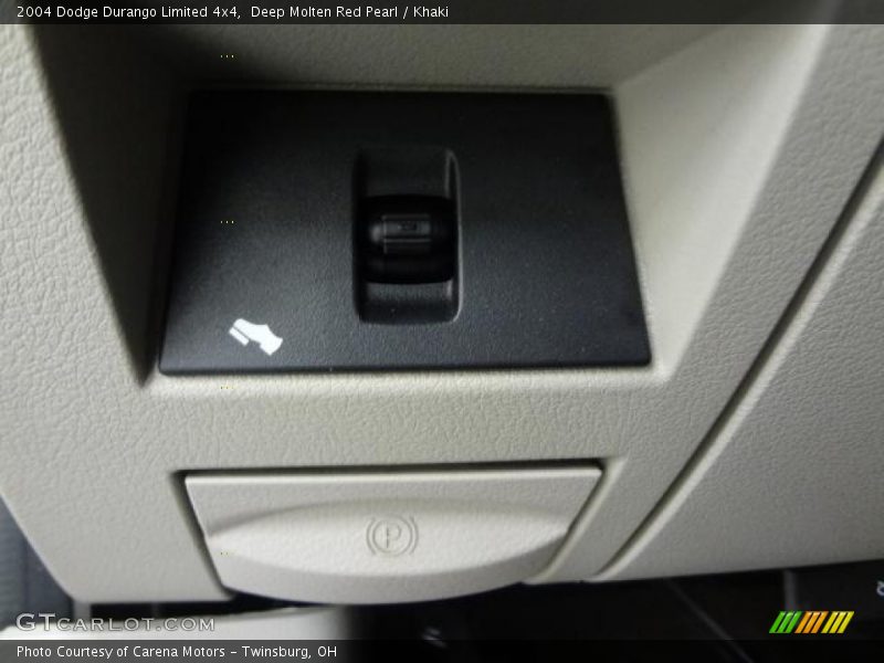 Deep Molten Red Pearl / Khaki 2004 Dodge Durango Limited 4x4