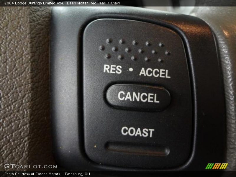Deep Molten Red Pearl / Khaki 2004 Dodge Durango Limited 4x4