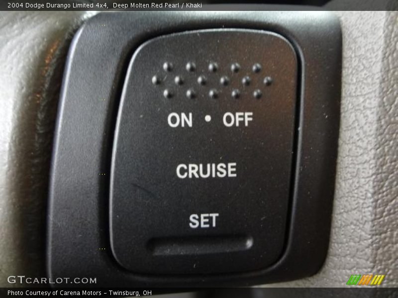 Deep Molten Red Pearl / Khaki 2004 Dodge Durango Limited 4x4