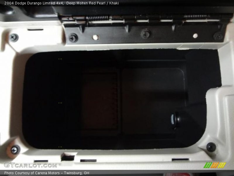 Deep Molten Red Pearl / Khaki 2004 Dodge Durango Limited 4x4