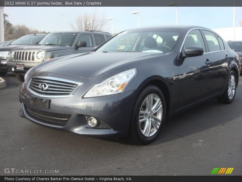 Blue Slate / Graphite 2012 Infiniti G 37 Journey Sedan