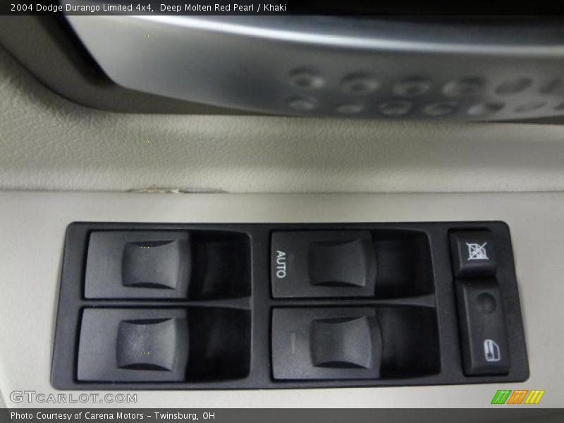 Deep Molten Red Pearl / Khaki 2004 Dodge Durango Limited 4x4