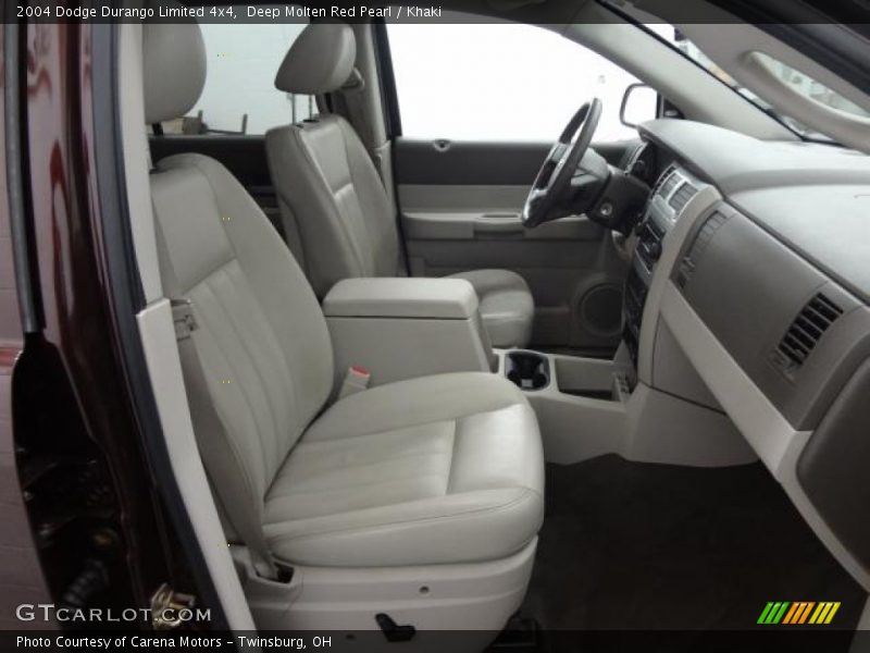 Deep Molten Red Pearl / Khaki 2004 Dodge Durango Limited 4x4