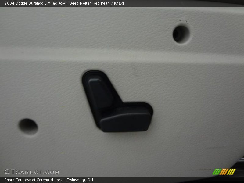 Deep Molten Red Pearl / Khaki 2004 Dodge Durango Limited 4x4