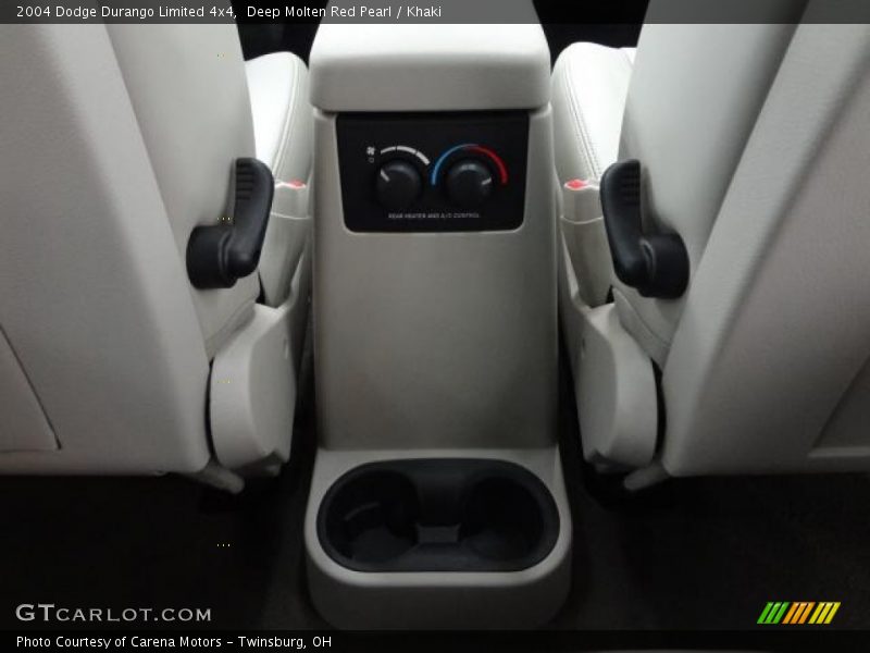 Deep Molten Red Pearl / Khaki 2004 Dodge Durango Limited 4x4