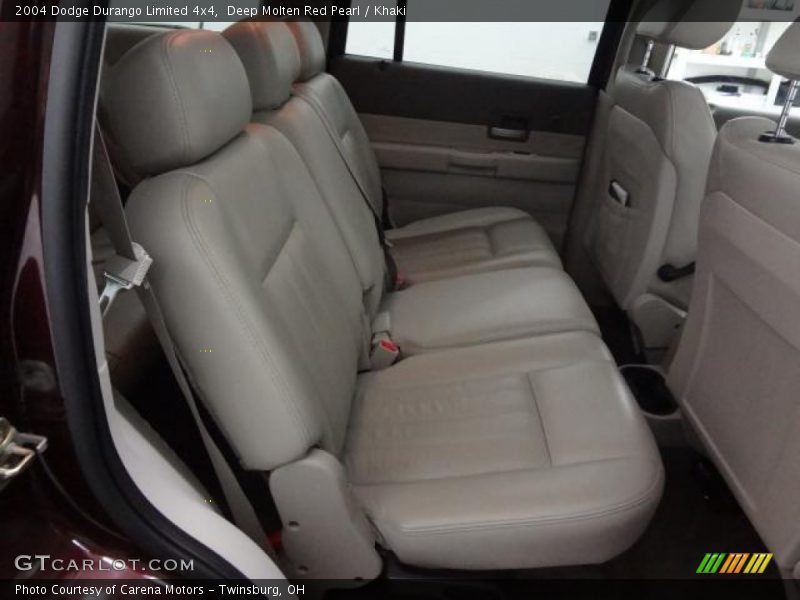 Deep Molten Red Pearl / Khaki 2004 Dodge Durango Limited 4x4