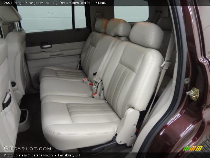 Deep Molten Red Pearl / Khaki 2004 Dodge Durango Limited 4x4