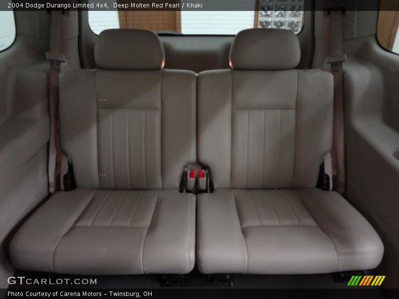 Deep Molten Red Pearl / Khaki 2004 Dodge Durango Limited 4x4