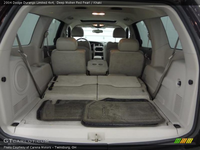 Deep Molten Red Pearl / Khaki 2004 Dodge Durango Limited 4x4