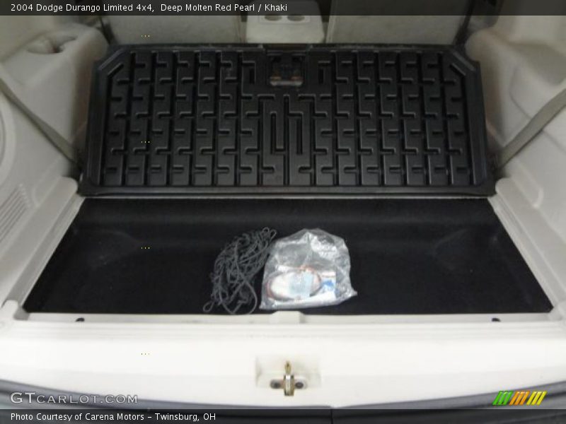 Deep Molten Red Pearl / Khaki 2004 Dodge Durango Limited 4x4