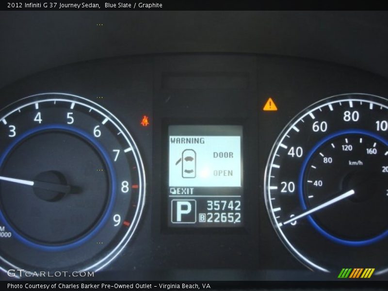 Blue Slate / Graphite 2012 Infiniti G 37 Journey Sedan