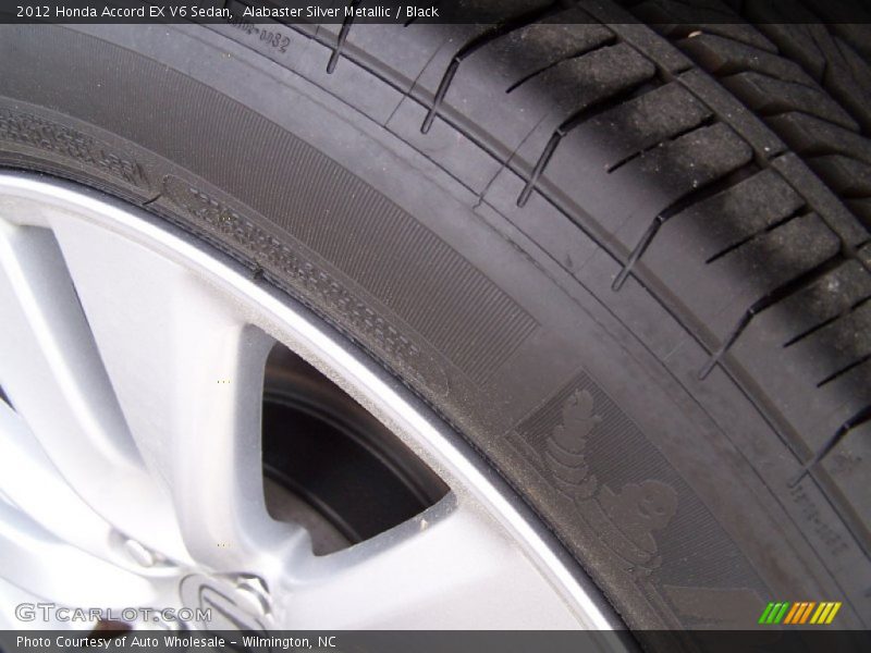 Alabaster Silver Metallic / Black 2012 Honda Accord EX V6 Sedan