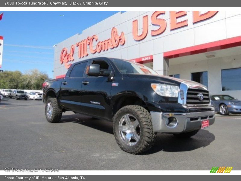 Black / Graphite Gray 2008 Toyota Tundra SR5 CrewMax