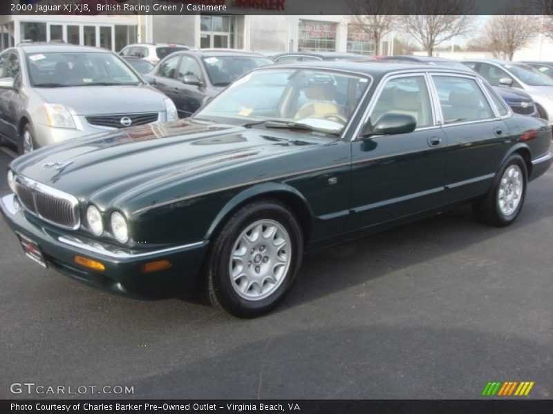 British Racing Green / Cashmere 2000 Jaguar XJ XJ8