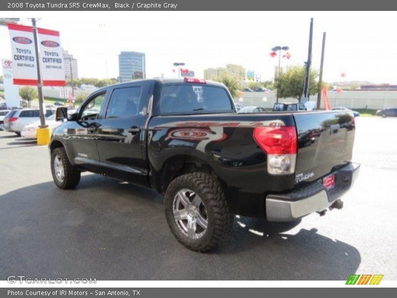 Black / Graphite Gray 2008 Toyota Tundra SR5 CrewMax