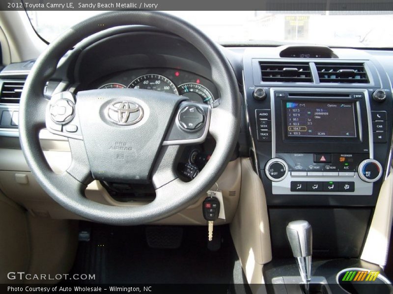 Sandy Beach Metallic / Ivory 2012 Toyota Camry LE