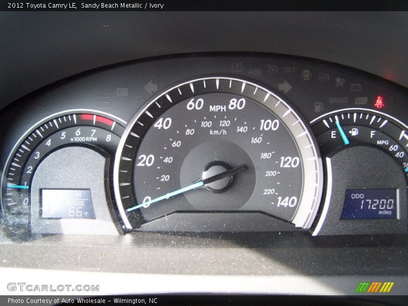 Sandy Beach Metallic / Ivory 2012 Toyota Camry LE