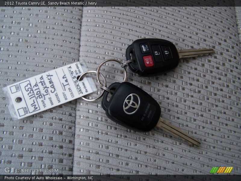 Sandy Beach Metallic / Ivory 2012 Toyota Camry LE