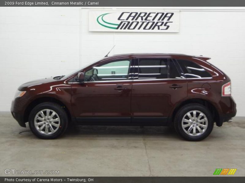 Cinnamon Metallic / Camel 2009 Ford Edge Limited