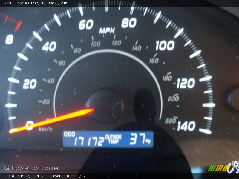Black / Ash 2011 Toyota Camry LE