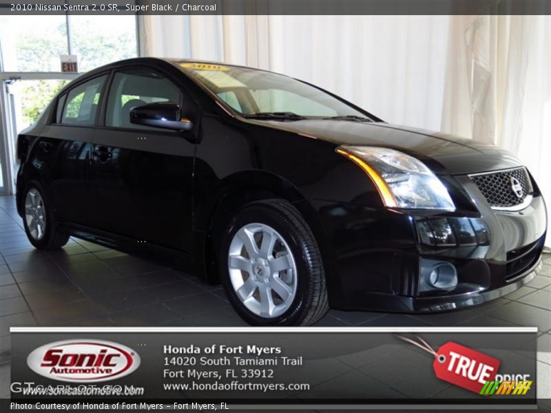 Super Black / Charcoal 2010 Nissan Sentra 2.0 SR