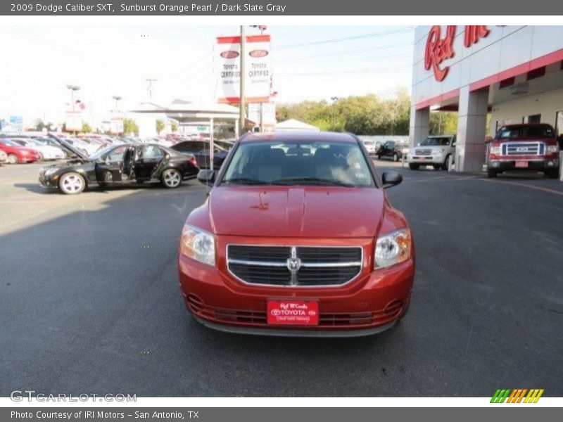 Sunburst Orange Pearl / Dark Slate Gray 2009 Dodge Caliber SXT