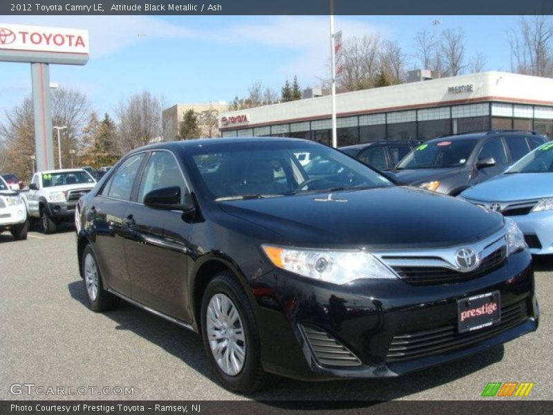 Attitude Black Metallic / Ash 2012 Toyota Camry LE