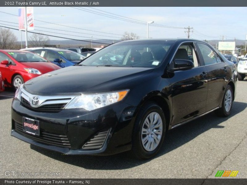Attitude Black Metallic / Ash 2012 Toyota Camry LE