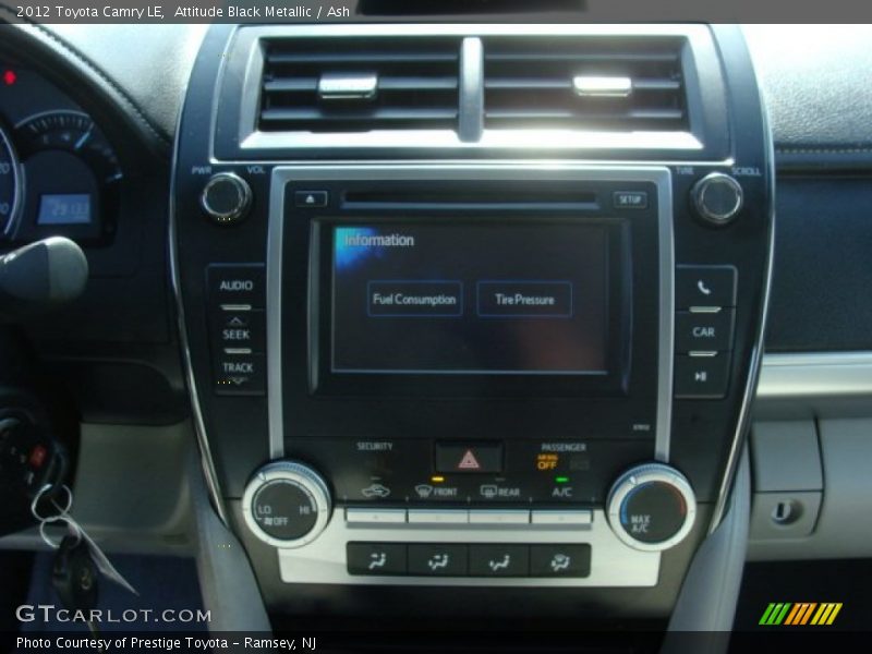 Attitude Black Metallic / Ash 2012 Toyota Camry LE